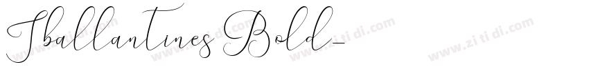 Iballantines Bold字体转换